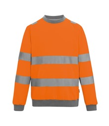 Hi-vis Pro contrast crew neck sweatshirt