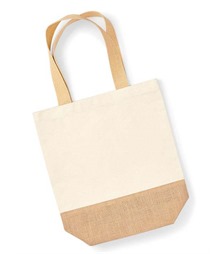 Jute Base Canvas Shopper