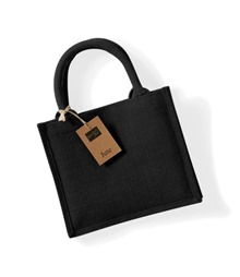 Jute mini gift bag