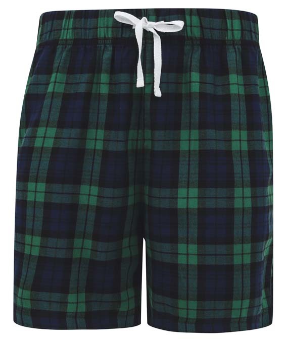 Tartan lounge shorts