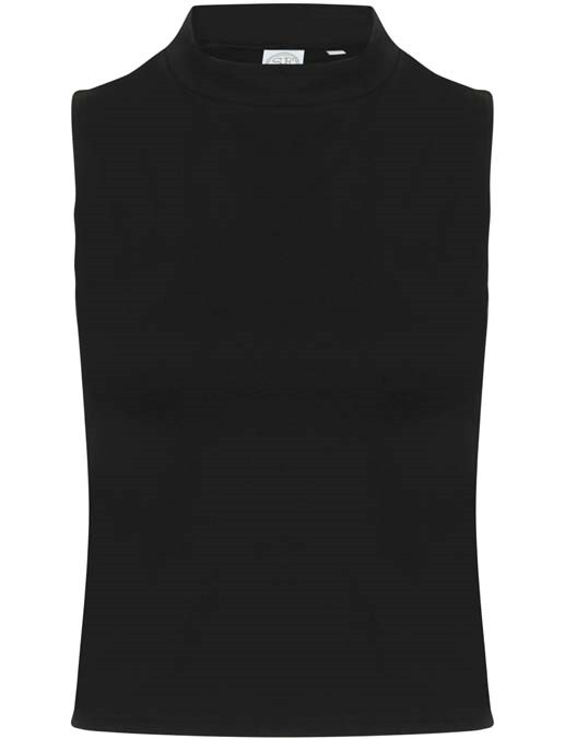 Women&#39;s high neck crop vest