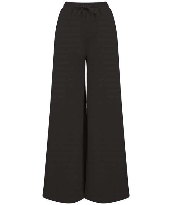 Women&#39;s sustainable fashion wide leg joggers