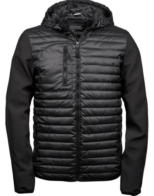 Men&#39;s Hooded Crossover Jacket