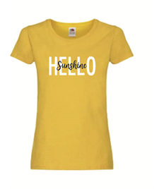 Ladies Hello Sunshine T-shirt
