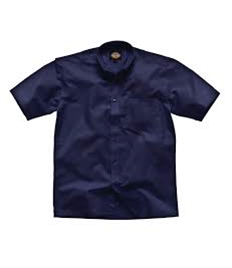 Dickies S/Sleeve Oxford Weave Shirt Navy