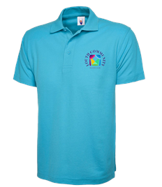 Louth Community Panto Polo Shirt Small Logo