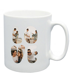 Personalised Love Cut out Mug